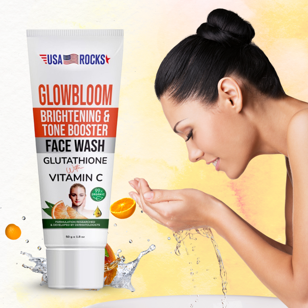 Face Wash Glutathione & Vitamin C USA ROCKS Face Wash Glutathione & Vitamin C USA ROCKS