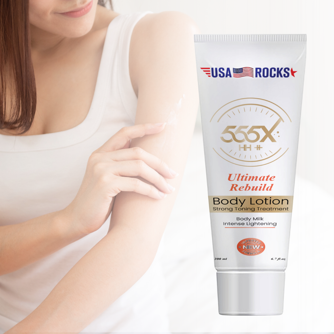 555X Ultimate Rebuild Body Lotion