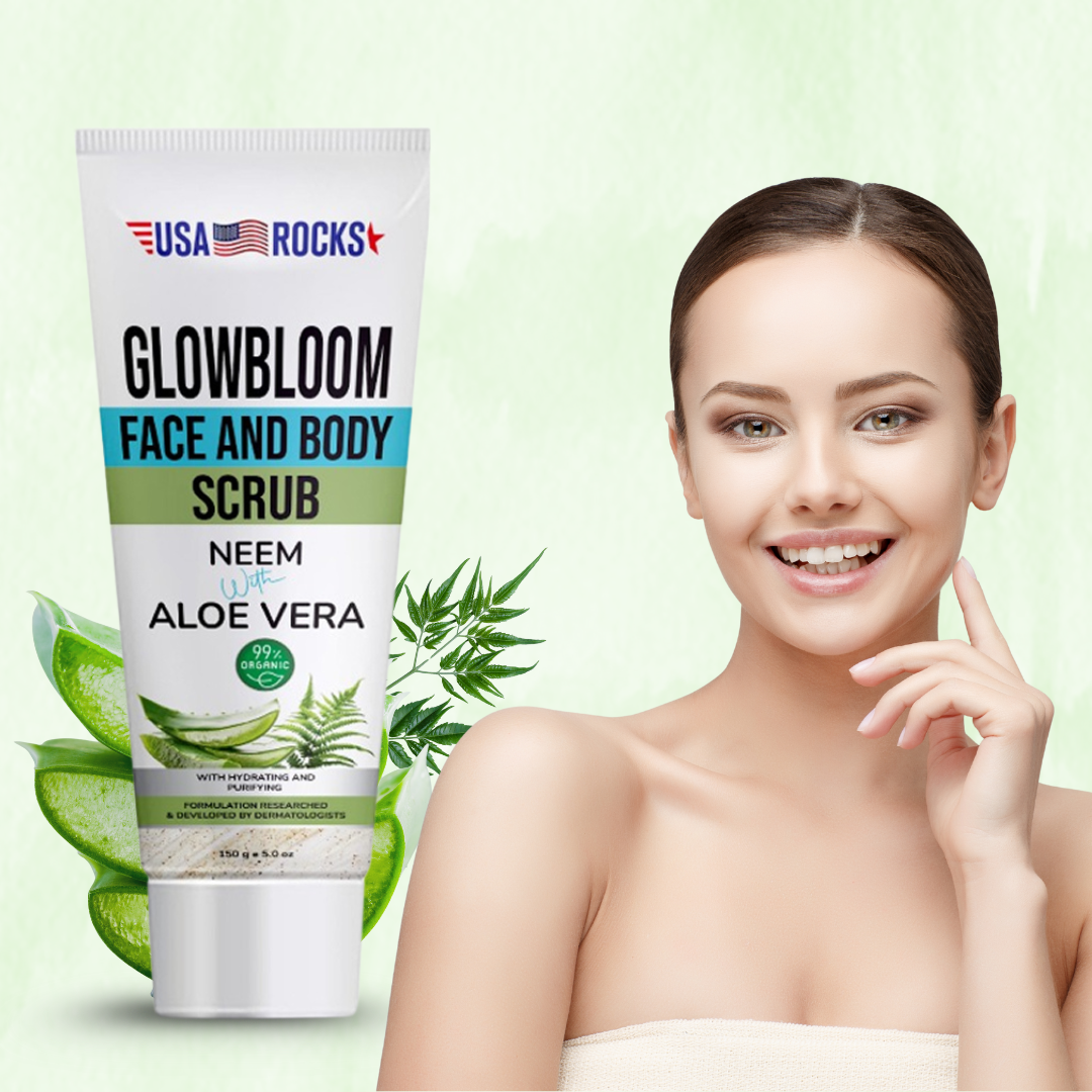 Face and Body Scrub- Neem and Aloe Vera
