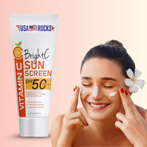 SPF 50 with Vitamin C and Hyaluronic Acid:
